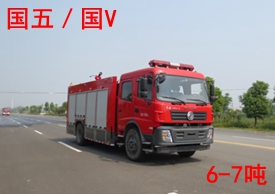 國(guó)五東風(fēng)7噸水罐消防車(chē)圖片
